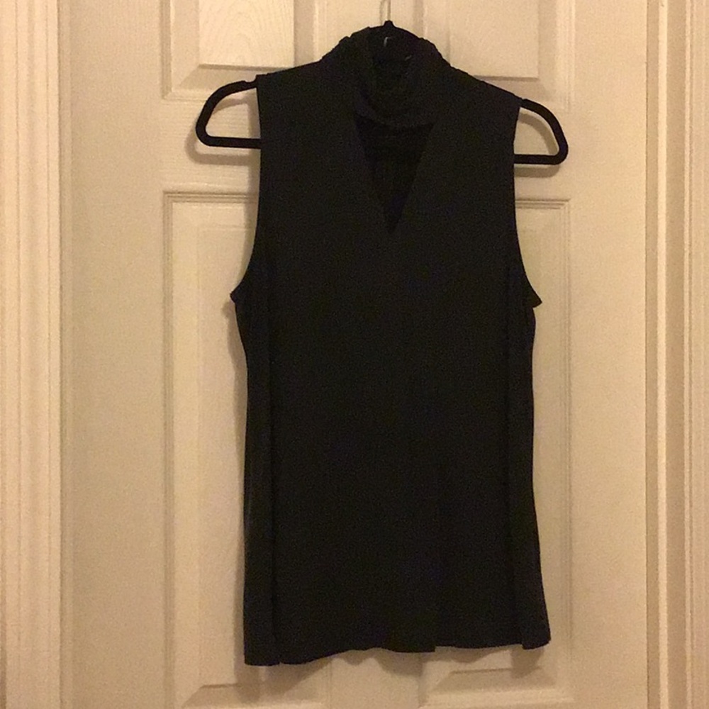 Gray Sleeveless Top